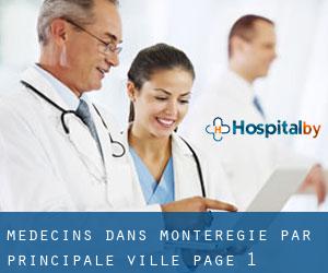 Médecins dans Montérégie par principale ville - page 1