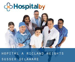 hôpital à Ricland Heights (Sussex, Delaware)