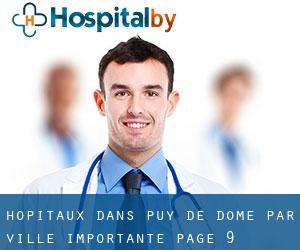hôpitaux dans Puy-de-Dôme par ville importante - page 9